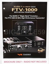 Brochure For Yaesu FTV-1000 Ham Amateur Radio Transverter