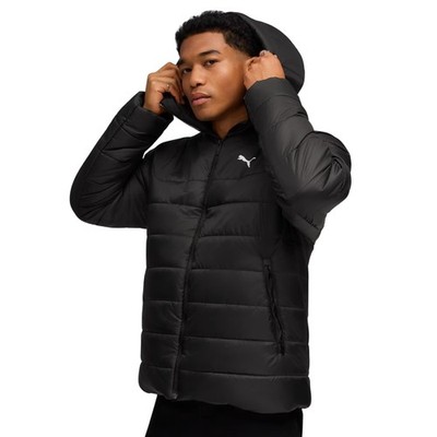 Puma Herren Steppjacke mit Kapuze Essentials Schwarz Code 685211-01