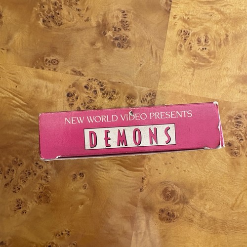 Demons VHS 1985 Dario Argento / Lamberto Bava Horror New World Video Rare TESTED - Picture 6 of 14
