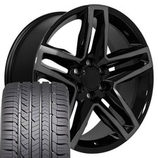 Oe Wheels Cv34b 22x9 Black Wheels Goodyear Sport Tires Set 6x139.7 26 Et Oe Wheels Cv34b 22x9 Black Wheels Goodyear Sport Tires Set 6x139.7 26 Et