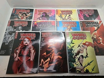 Vampirella Red Sonja 1-11 Run 2019 Dynamite Comics 