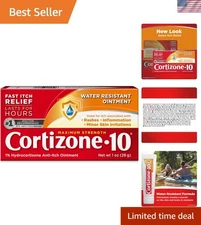 Fast-Acting 2 oz Cortizone-10 Anti-Itch Ointment with Hydrocortisone, Dye-Free