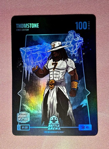 2025 Bo Jackson Battle Arena ‘Thomstone’ Brian Thomas Jr. Ice Battlefoil #BF-228