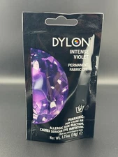 NEW Dylon Permanent Fabric Dye, Intense Violet (Purple), 1.75-Ounce (50g)