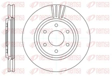REMSA 61037.10 Brake Disc for Nissan