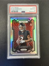 2023 Panini Prizm Bijan Robinson True Silver Variations RC Rookie PSA 10