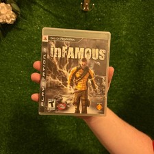 inFAMOUS PS3 PlayStation 3 Black Label CIB Complete w/ Manual Disc 2009