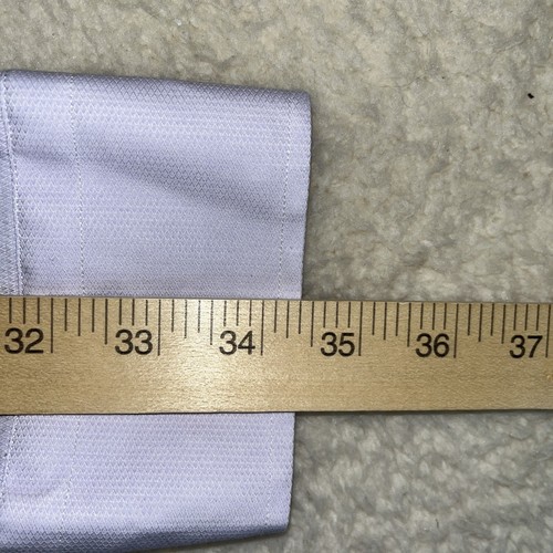 Men's Finollo Contemporary Fit Dress Shirt Long Sleeve Lavender 15/35 - Afbeelding 12 van 14