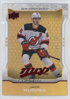 2024 Upper Deck MVP 10th Anniversary Gold Colors & Contours /250 Jack Hughes v3k