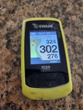 Izzo Swami 6000 Handheld Golf GPS Water-Resistant Color Display Yellow