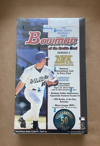 1998 BOWMAN MAJOR LEAGUE BASEBALL SERIES 2 FACTORY SEALED HOBBY BOX