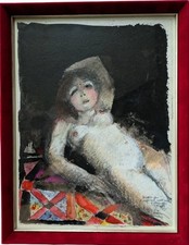 Francesco TABUSSO (1930-2012) – Studio per la ragazza nell'alcova