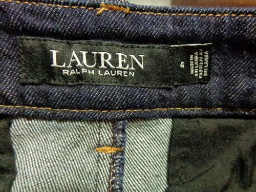 Lauren Ralph Lauren Jeans Women's 4 Black Classic Straight Slimming Fit New - Picture 8 of 10