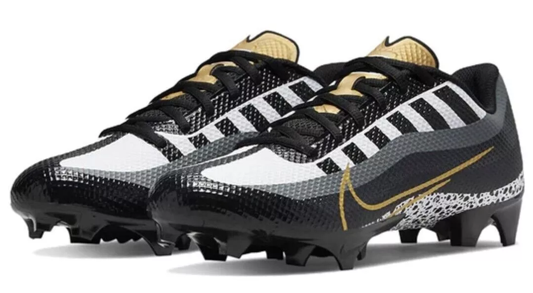 Nike vapor black and gold sale