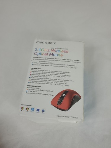 memzuoix 2.4G Wireless Mouse, 1200 DPI Mobile Optical Cordless Mouse with USB... - Picture 3 of 3