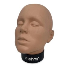 Practice Head makeup volunteer face vinyl mannequin face paint pro study Mehron