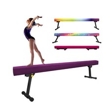 6ft/8ft Gymnastics Balance Beam, High and Low Floor Beam Gymnastics Equipment...