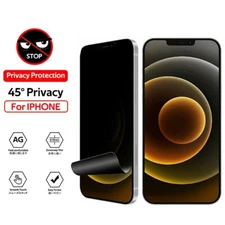 Anti-Spy Hydrogel Film for IPhone 16 15 17 Pro Max Soft Privacy Screen Protector