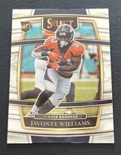 2021 Select Javonte Williams Concourse Rookie Card RC #57 Broncos L380. rookie card picture