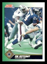 1991 Score #277 Jim Jeffcoat Dallas Cowboys