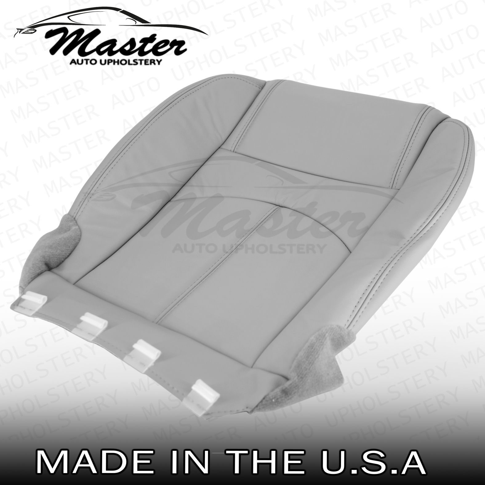 20132017 GMC Acadia Driver Bottom Replacement Leather Seat Cover Gray