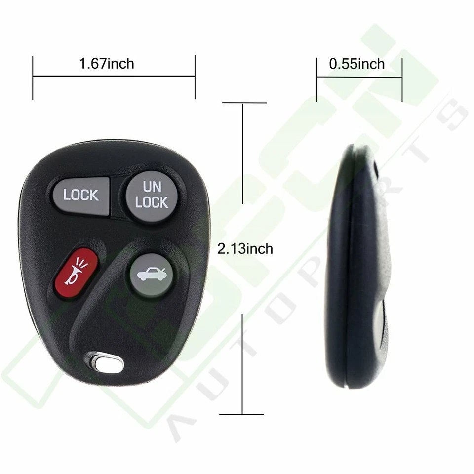 For Chevrolet Tahoe 1996 1997 1988 1999 Keyless Entry Remote Control Car Key Fob - Изображение 2 из 4