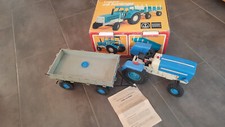 DDR ZT300 ANHÄNGER ANKER SPIELZEUG OVP TRAKTOR IFA BLAU RAR OSTALGIE FORTSCHRITT