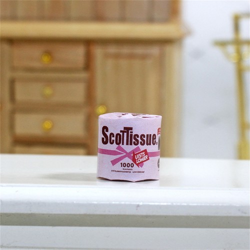 3PCS Dollhouse 1:12 Scale Miniature Facial Tissue Toilet Paper Decor Accessories - Picture 7 of 13