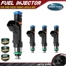Set of 4 Fuel Injector for Ford Focus Fusion Transit Connect Lincoln MKZ L4 2.0L
