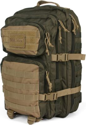 MIL-TEC Backpack US Assault Pack Molle System Large 36L - RANGER GREEN/COYO