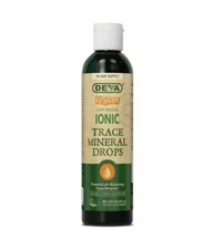 Deva Liquid Ionic Trace Minerals- 8 oz - Vegan - Gluten Free, 72+ Trace Minerals