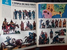 corriere dei piccoli anni '60 soldatini INDIANI NASI FORATI Nez Percé dis.TOPPI