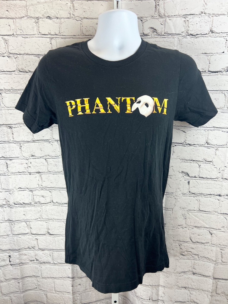 Phantom T-Shirt Men Size S Black 100% Cotton Short Sleeves Crew