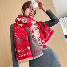 Imitate Cashmere Long Scarf Women Fashion Horse Shawl Blanket Kerchief 185*65cm
