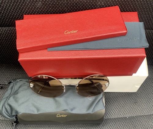 CARTIER SUNGLASSES Panthere Round 
