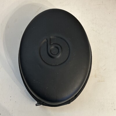 Monster Beats by Dr. Dre Studio Zip Up Case Pouch ONLY Black  8  x 5  x 3 