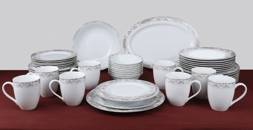 Servizio Set di Posate 50 Pezzi Bone China per 8 Persone - Cashmere, 50 Pezzi - Foto 9 di 9