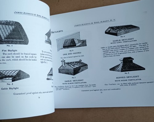 Ackroyd (1902) Architectural Sheet Metal Work CATALOG Ornamental Building Sample - Picture 13 of 24