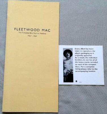 FLEETWOOD MAC -THE COMPLETE BLUE HORIZON SESSIONS 1967-1969- 6CD