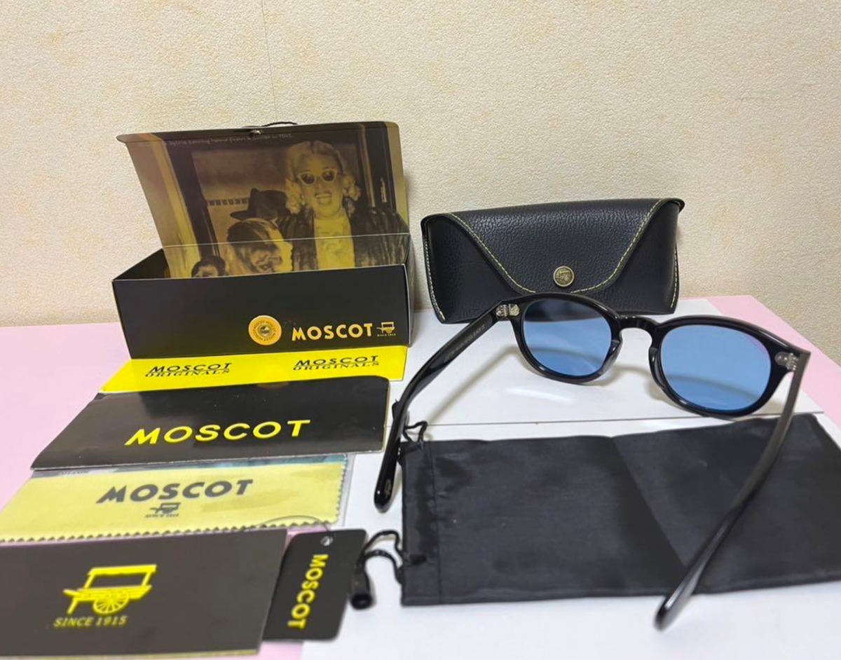 小物 MOSCOT LEMTOSH-MP BLACK 46size MOSCOT LEMTOSH Sunglasses Frames 46 Black W/Case | eBay