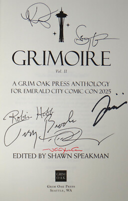 Shawn Speakman Matt Dinniman SIGNED 7x GRIMOIRE Grim Oak 2025 ECCC