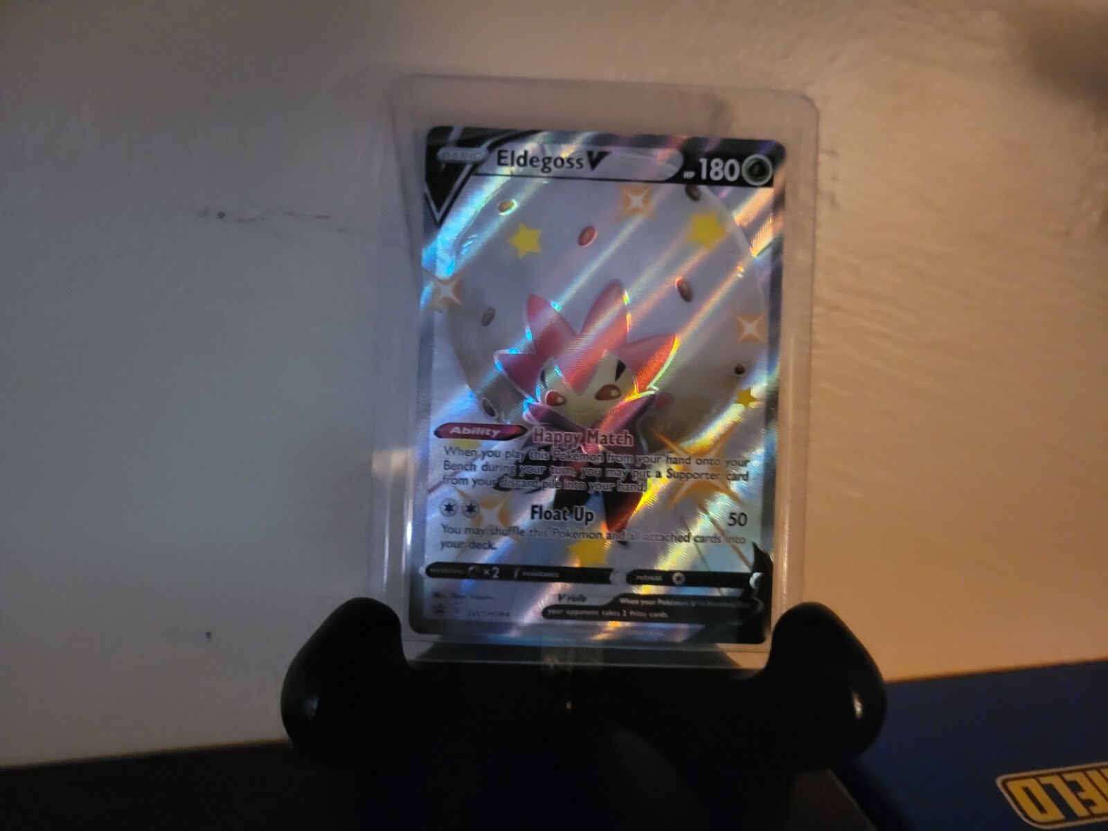 Pokemon Eldegoss V SWSH084 Shining Fates Full Art Holo Black Star Promo NM