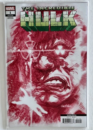 INCREDIBLE HULK #1 • 2nd PRINT • 1:25 RATIO GLEASON COVER • SCARCE & RARE