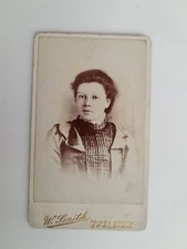 Carte de Visite CDV: Beautiful Girl: W Smith: Priory Studio Spalding
