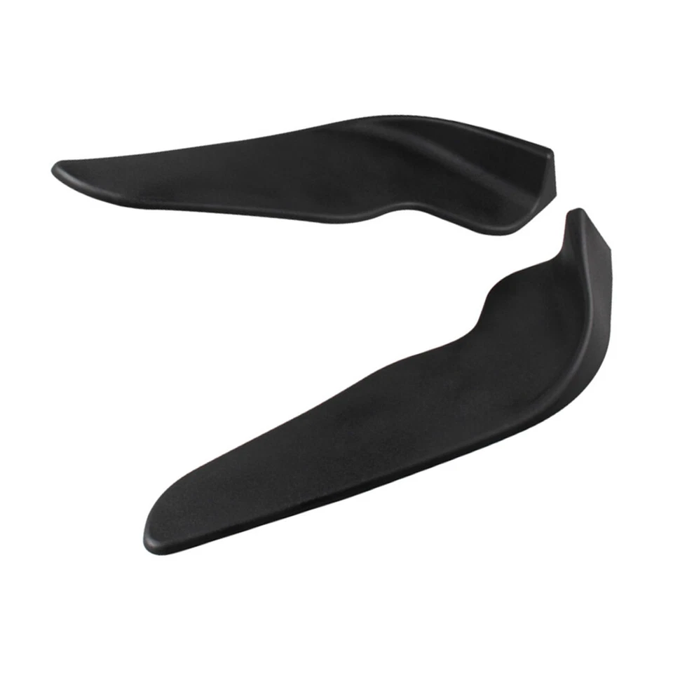 2PCS Car Vehicle Bumper Spoiler Front Shovel Decorative Scratch Resistant Wing - Image 2 of 4