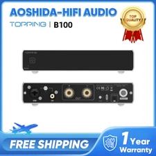 TOPPING B100 Mono Pure Power Amplifier 4Ω 100W With XLR/TRS balanced RCA inputs