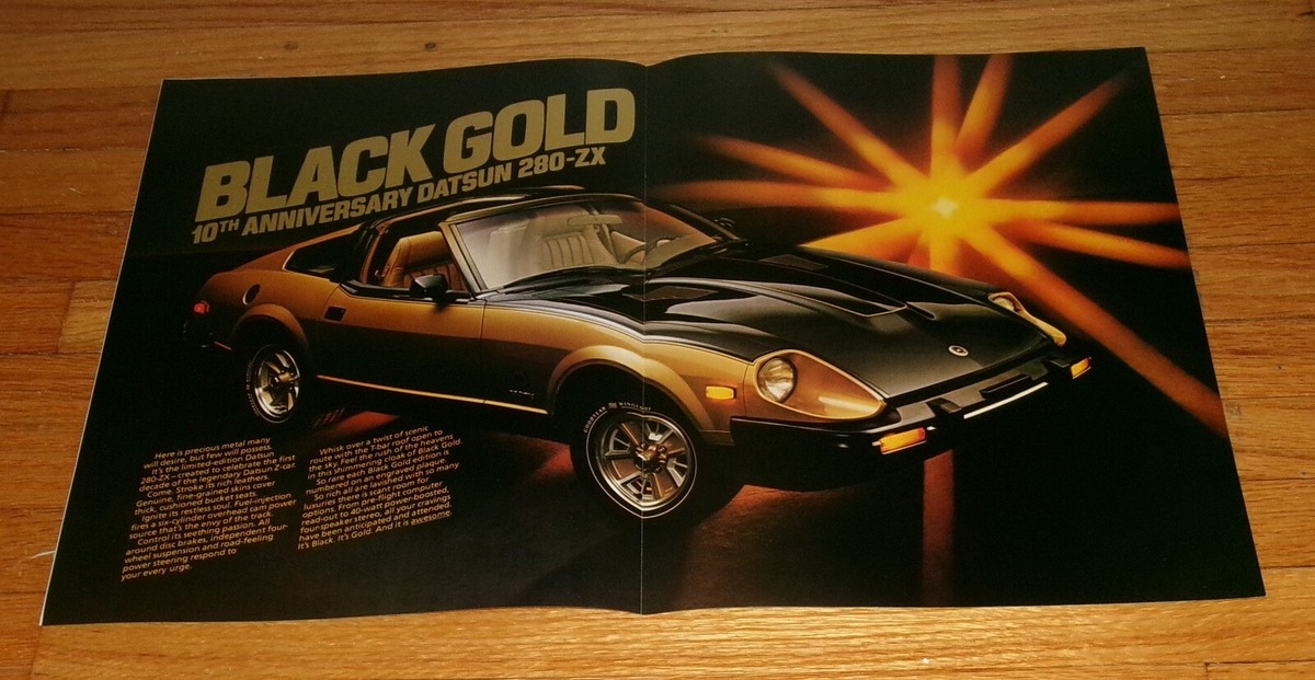 Original 1980 Datsun Black Gold 10th Anniversary 280ZX 280