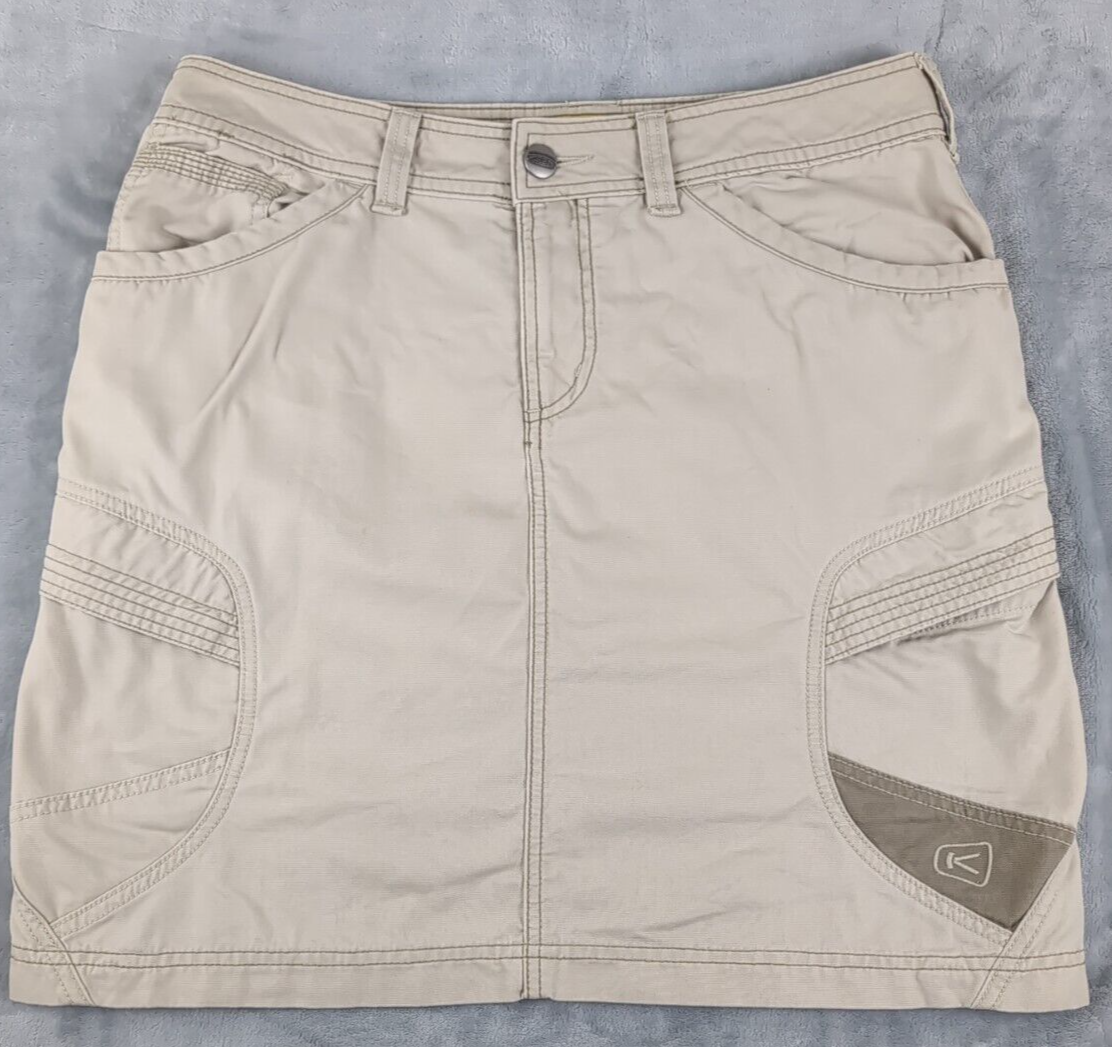 KEEN Newport Skort Donna 12 Cachi Dritto Cargo Escursionismo Esterno Tasche