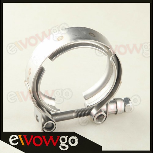 1.75" Self Aligning Male/Female V-Band Vband Clamp CNC Stainles Steel Flange Kit - Picture 9 of 9