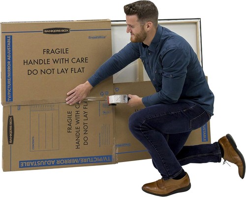 Adjustable - up to 65" TV/Picture/Mirror - Moving Box 3-Pack - Picture 4 of 6
